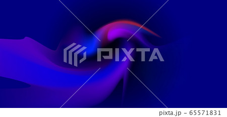 Illustration abstract glowing, neon light, minimal bright fluid, liquid gradient background. Vector modern trendy, graphic design, digital art on vibrant color. Design for poster, banner, template 65571831