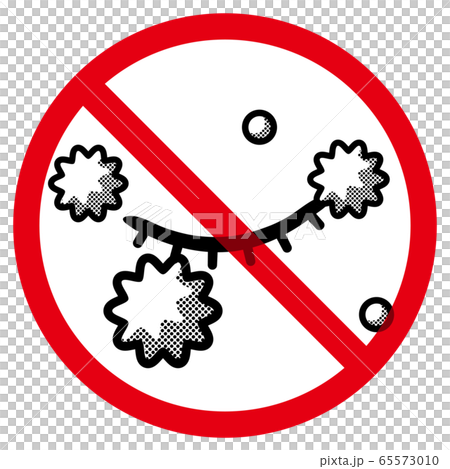 Virus and ban mark 65573010