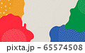 Abstract pop art color paint splash pattern 65574508