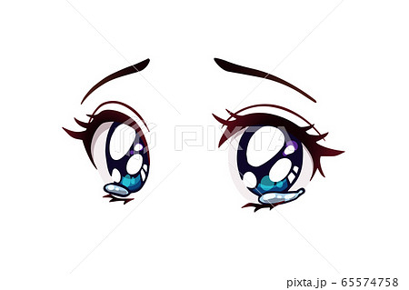 anime sad eyes drawing