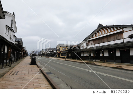 新潟　南魚沼　三国街道塩沢宿　牧之通り 65576589