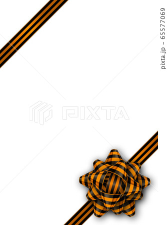 Gift cards with a black and orange tied bow and copy space. Gift cards with a black and orange tied bow and copy space. 65577069