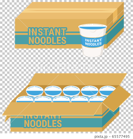 Instant noodles in cardboard 65577495