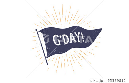 Goodbye. Flag grahpic. Old vintage trendy flag Goodbye. Flag grahpic. Old vintage trendy flag 65579812
