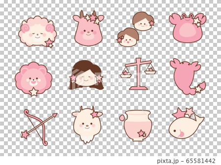 提供12個星座設定線 65581442