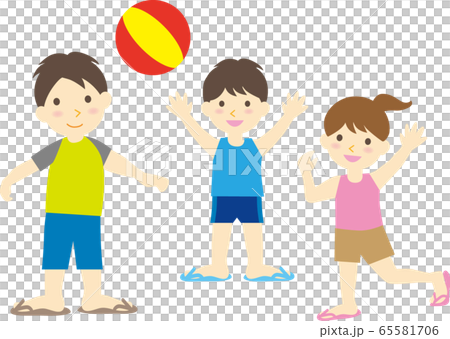 Person playing with a ball 65581706