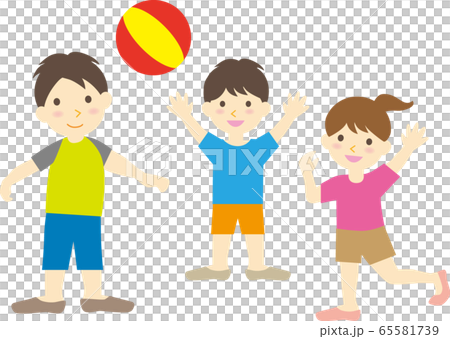 Person playing with balls short sleeve 65581739