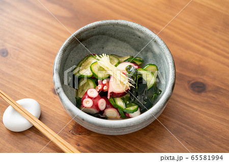 胡瓜とタコの酢の物 胡瓜とタコの酢の物 65581994