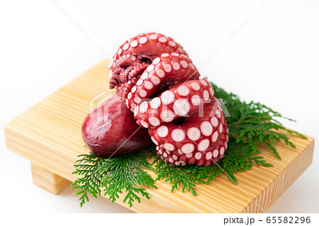 茹でタコ 茹でタコ 65582296