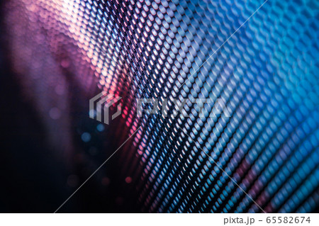 CloseUp LED blurred screen. LED soft focus CloseUp LED blurred screen. LED soft focus 65582674