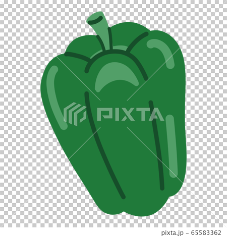 ピーマン 野菜 夏野菜のイラスト素材
