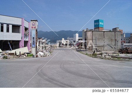 東日本大震災 5ヶ月後の風景 大船渡市・陸前高田市 東日本大震災 5ヶ月後の風景 大船渡市・陸前高田市 65584677