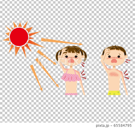Children swimwear tan 01 sun upper body 65584795