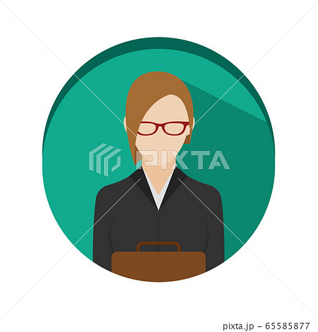 Isolated attorney icon Isolated attorney icon 65585877