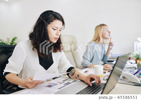 Designer working on project 65586551