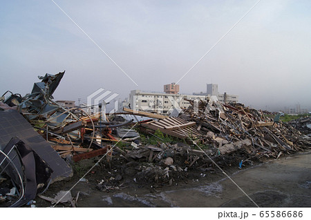 東日本大震災　5ヶ月後の風景　南三陸町周辺 65586686