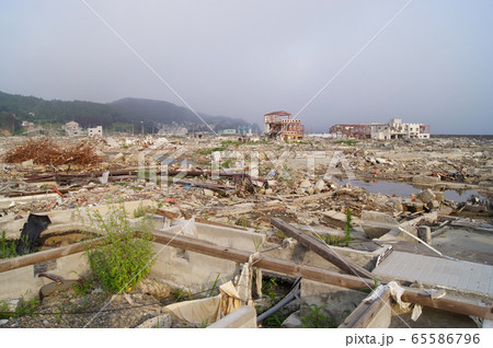 東日本大震災　5ヶ月後の風景　南三陸町周辺 65586796