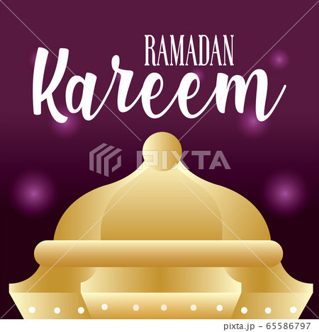 Ramadan kareem card 65586797