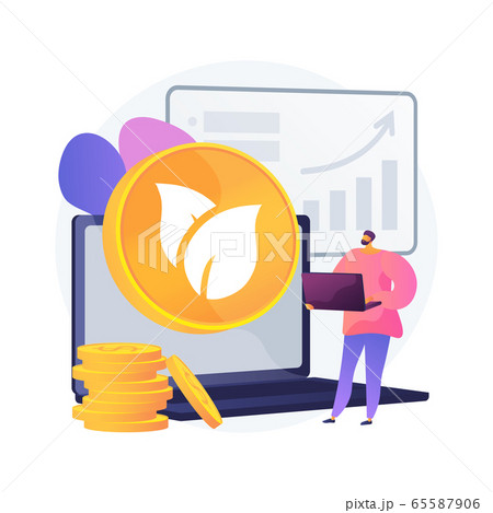 Sustainable business abstract concept vector illustration. 65587906