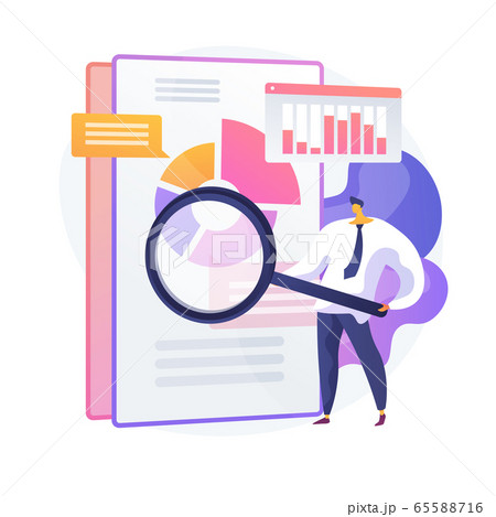 Business audit vector concept metaphor 65588716