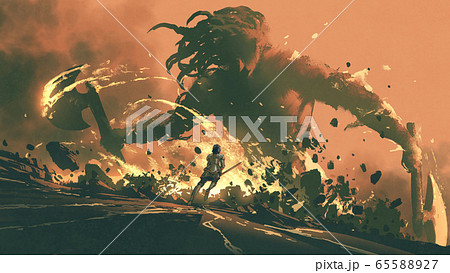 Fight with the giants of the dark world Fight with the giants of the dark world 65588927