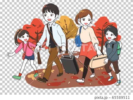 Family trip (autumn leaves) Family trip (autumn leaves) 65589511
