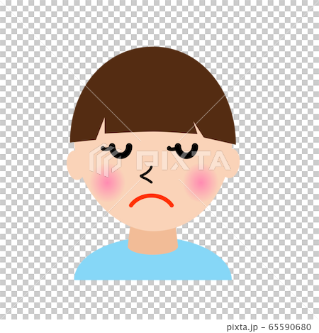 男の子顔正面イラスト 男の子顔正面イラスト 65590680