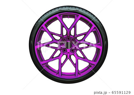 Car Alloy Isolated legs white background cliping 65591129