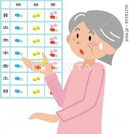 シニアのお薬の管理 65591250