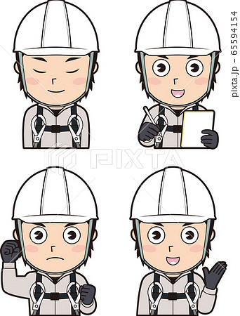 男性高所作業員7 65594154