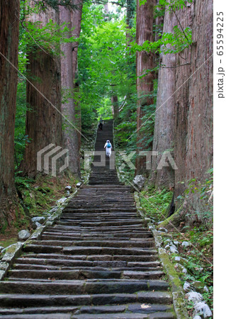 山形県 夏 羽黒山 参道 山形県 夏 羽黒山 参道 65594225