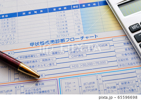 甲状腺疾患診断フローチャート　健康診断 65596698