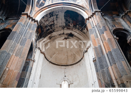 Old grunge vintage dome of a church. historical abondend building. Old grunge vintage dome of a church. historical abondend building. 65599843