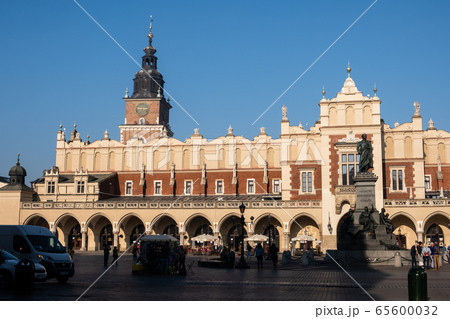 The Cloth Hall and Town Hall Tower in Krakow, Poland The Cloth Hall and Town Hall Tower in Krakow, Poland 65600032
