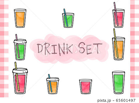 手描き コーヒー カフェ アイコン セット 手描き コーヒー カフェ アイコン セット 65601497