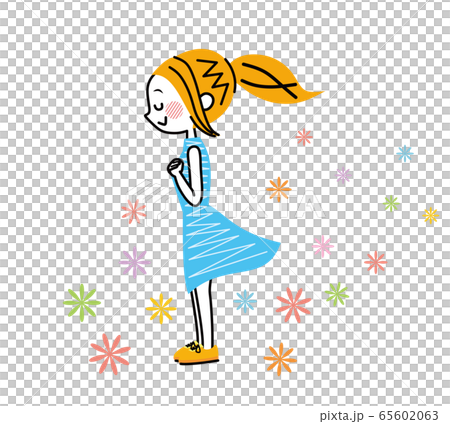 Gentle feelings, happiness 65602063