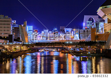 湊町リバープレイスの夜景 65602332