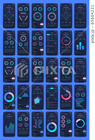 Modern infographic vector elements for business 65604231