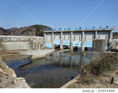 東日本大震災　田老 65605888