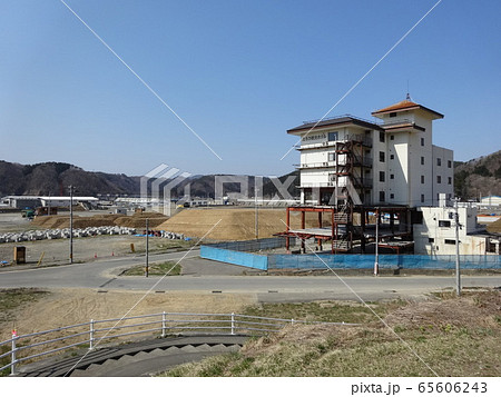 東日本大震災　田老 65606243