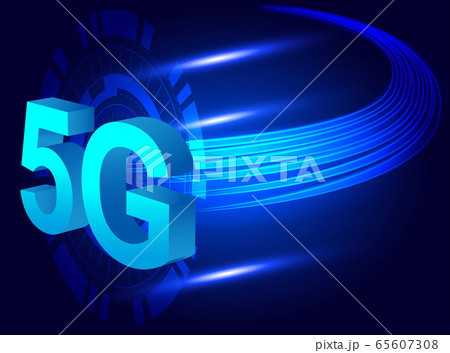 5G Global communication concept 65607308