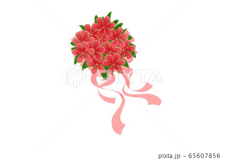 Bouquet of Red Roses isolated on white background - illustration design Bouquet of Red Roses isolated on white background - illustration design 65607856