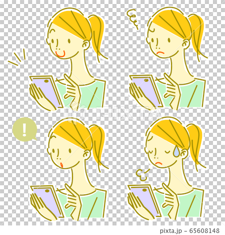 婦女的自然簡單智能手機套 婦女的自然簡單智能手機套 65608148