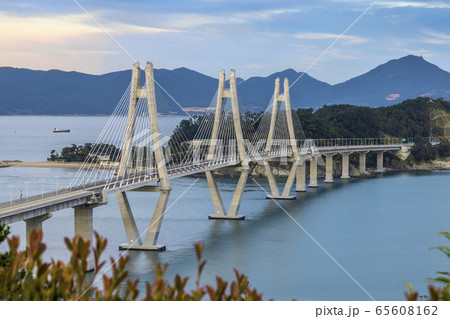 風景 夜景 海 65608162