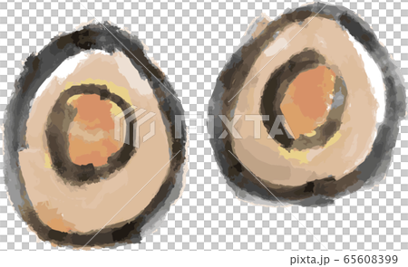 Ajidama bleeding watercolor style Ajidama bleeding watercolor style 65608399