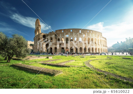 Colosseum in Rome, sunrise time, Italy Colosseum in Rome, sunrise time, Italy 65610022