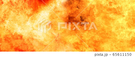 abstract fire flame background in Banner Shape 65611150
