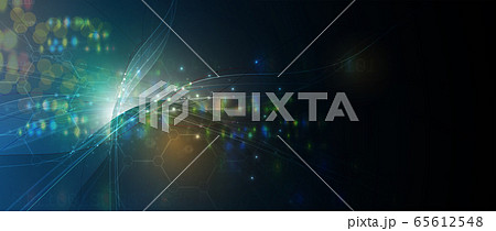 Abstract tech background. Futuristic technology 65612548