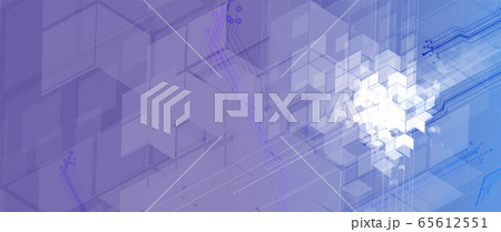 Abstract tech background. Futuristic technology 65612551