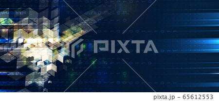 Abstract tech background. Futuristic technology 65612553